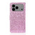 iPhone 17 Pro Max Glitter Powder Filp Leather Phone Case - Pink