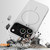 iPhone 17 Pro Max Glossy TPU Shockproof MagSafe Phone Case with Lanyard - White iPhone 17 Pro Max Glossy TPU Shockproof MagSafe Phone Case with Lanyard - White