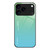 iPhone 17 Pro Max Gradient Color Glass Phone Case - Green Cyan iPhone 17 Pro Max Gradient Color Glass Phone Case - Green Cyan