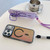 iPhone 17 Pro Max Gradient Discolor MagSafe Phone Case with Holder / Wrist Strap - Purple