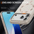 iPhone 17 Pro Max Imitation Original CD Texture Magsafe PC Hybrid TPU Phone Case - Beige Grey
