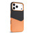 iPhone 17 Pro Max Kalebol Cloth Textue Stitching Card Slot Magnetic Phone Case - Brown