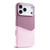iPhone 17 Pro Max Kalebol Cloth Textue Stitching Card Slot Magnetic Phone Case - Pink