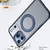 iPhone 17 Pro Max kalebol MagSafe Metal Ring Holder Phone Case - Blue iPhone 17 Pro Max kalebol MagSafe Metal Ring Holder Phone Case - Blue