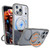 iPhone 17 Pro Max kalebol MagSafe Metal Ring Holder Phone Case - Titanium Gray
