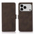 iPhone 17 Pro Max KHAZNEH Matte Texture Leather Phone Case - Brown iPhone 17 Pro Max KHAZNEH Matte Texture Leather Phone Case - Brown