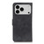 iPhone 17 Pro Max KHAZNEH Retro Texture Leather Phone Case - Black