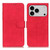 iPhone 17 Pro Max KHAZNEH Retro Texture Leather Phone Case - Red