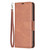 iPhone 17 Pro Max Lambskin Texture Pure Color Flip Leather Phone Case - Brown