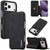 iPhone 17 Pro Max LC.IMEEKE Hon Ancient Series Flip Leather Phone Case - Black iPhone 17 Pro Max LC.IMEEKE Hon Ancient Series Flip Leather Phone Case - Black