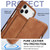 iPhone 17 Pro Max LC.IMEEKE Hon Ancient Series Flip Leather Phone Case - Brown iPhone 17 Pro Max LC.IMEEKE Hon Ancient Series Flip Leather Phone Case - Brown