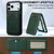 iPhone 17 Pro Max LC.IMEEKE L3 Series Detachable RFID Card Bag Magsafe Phone Case - Green