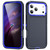 iPhone 17 Pro Max Life Water Resistant Rugged Phone Case - Dark Blue + Royal Blue