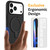 iPhone 17 Pro Max Liquid Silicone MagSafe Magnetic Phone Case with Ring Holder - Black