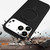 iPhone 17 Pro Max Liquid Silicone MagSafe Magnetic Phone Case with Ring Holder - Black