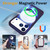 iPhone 17 Pro Max Liquid Silicone MagSafe Magnetic Phone Case with Ring Holder - Purple iPhone 17 Pro Max Liquid Silicone MagSafe Magnetic Phone Case with Ring Holder - Purple