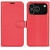 iPhone 17 Pro Max Litchi Texture Horizontal Flip Leather Phone Case with Holder - Red