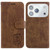 iPhone 17 Pro Max Little Tiger Embossed Leather Phone Case - Brown iPhone 17 Pro Max Little Tiger Embossed Leather Phone Case - Brown