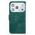 iPhone 17 Pro Max Little Tiger Embossed Leather Phone Case - Green