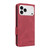 iPhone 17 Pro Max Magnetic Clasp Leather Phone Case - Red iPhone 17 Pro Max Magnetic Clasp Leather Phone Case - Red