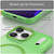 iPhone 17 Pro Max MagSafe Frosted Translucent TPU + PC Full Coverage Phone Case - Green