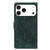 iPhone 17 Pro Max Mandala Embossed Retro Frosted Leather Phone Case - Green iPhone 17 Pro Max Mandala Embossed Retro Frosted Leather Phone Case - Green