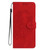iPhone 17 Pro Max Moonlit Butterfly Dance Pattern Embossed Leather Phone Case - Red