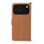 iPhone 17 Pro Max Multifunctional 6-Card Slots Leather Phone Case with Wrist Strap - Brown