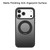 iPhone 17 Pro Max Mutural Armor Series MagSafe Magnetic Holder Phone Case - Dark Grey