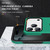 iPhone 17 Pro Max PC + TPU Magnetic Phone Case with Invisible Ring Holder - Dark Green