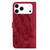 iPhone 17 Pro Max Retro Skin Feel Butterflies Embossing Horizontal Flip Leather Phone Case - Red iPhone 17 Pro Max Retro Skin Feel Butterflies Embossing Horizontal Flip Leather Phone Case - Red
