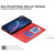 iPhone 17 Pro Max Rhombus Texture Magnetic Leather Phone Case - Red