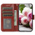 iPhone 17 Pro Max Rose Butterfly Embossed Leather Phone Case - Brown iPhone 17 Pro Max Rose Butterfly Embossed Leather Phone Case - Brown