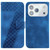 iPhone 17 Pro Max Seven-shaped Embossed Leather Phone Case - Blue