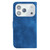 iPhone 17 Pro Max Seven-shaped Embossed Leather Phone Case - Blue