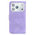 iPhone 17 Pro Max Seven-shaped Embossed Leather Phone Case - Purple