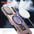 iPhone 17 Pro Max Shield Frame Holder MagSafe Phone Case - Rose Gold