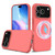 iPhone 17 Pro Max Shockproof Silicone Magsafe Phone Case - Pink Orange