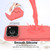 iPhone 17 Pro Max Shockproof Silicone Magsafe Phone Case - Pink Orange iPhone 17 Pro Max Shockproof Silicone Magsafe Phone Case - Pink Orange