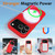 iPhone 17 Pro Max Shockproof Silicone Magsafe Phone Case - Red