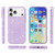 iPhone 17 Pro Max Shockproof Terminator Glitter Powder Phone Case - Purple