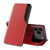 iPhone 17 Pro Max Side Display Flip Leather Phone Case - Red