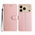 iPhone 17 Pro Max Silk Texture Horizontal Flip Leather Phone Case - Rose Gold