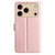 iPhone 17 Pro Max Silk Texture Horizontal Flip Leather Phone Case - Rose Gold
