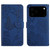 iPhone 17 Pro Max Skin Feel Butterfly Embossed Flip Leather Phone Case - Blue iPhone 17 Pro Max Skin Feel Butterfly Embossed Flip Leather Phone Case - Blue