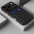 iPhone 17 Pro Max Skin Feel Card Contrast Color Button TPU Phone Case - Black