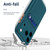 iPhone 17 Pro Max Skin Feel Card Contrast Color Button TPU Phone Case - Black