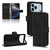 iPhone 17 Pro Max Skin Feel Magnetic Flip Leather Phone Case - Black