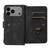 iPhone 17 Pro Max Skin Feel Multi Card Slots Zipper Wallet Leather Phone Case - Black iPhone 17 Pro Max Skin Feel Multi Card Slots Zipper Wallet Leather Phone Case - Black