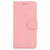 iPhone 17 Pro Max Skin Feel Pure Color Flip Leather Phone Case - Pink